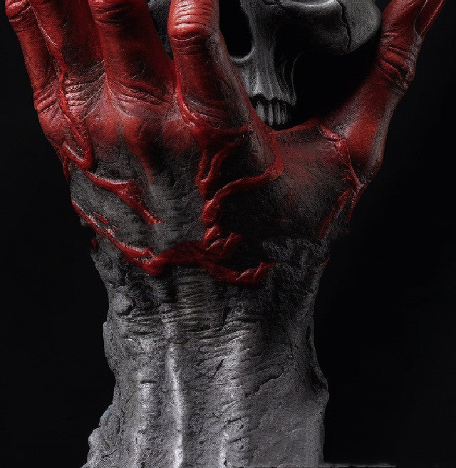 Halloween Gothic Wrist Splint Skull Resin Craft Ornament