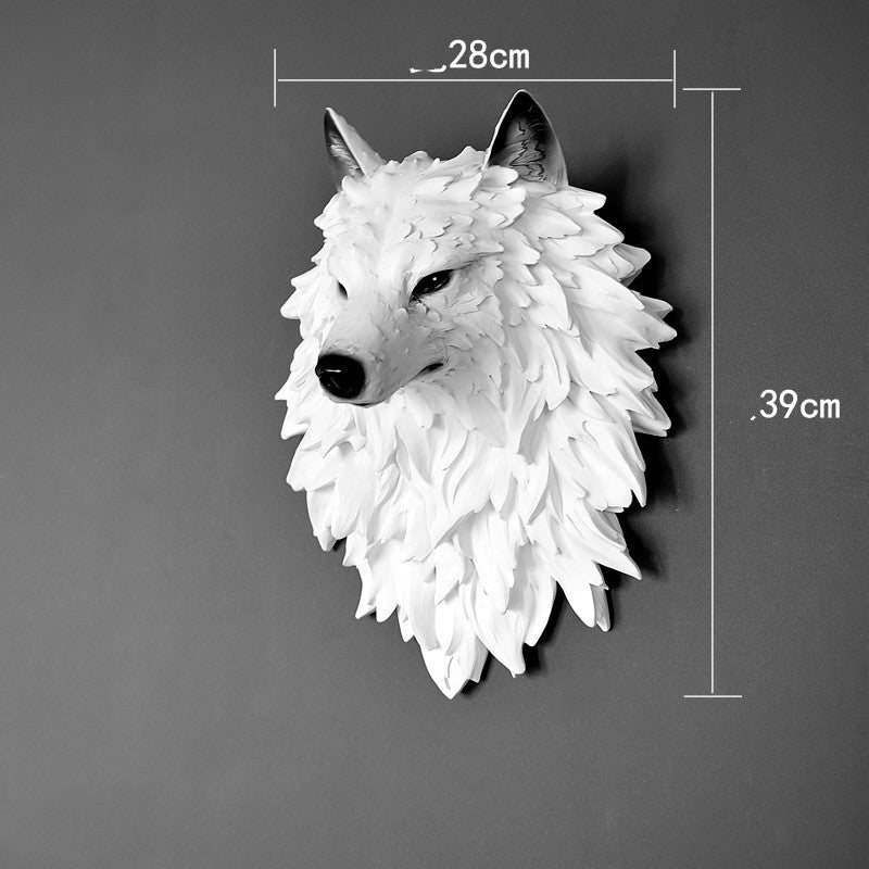 3D Three-dimensional Wall Decoration Creative Animal Head Pendant