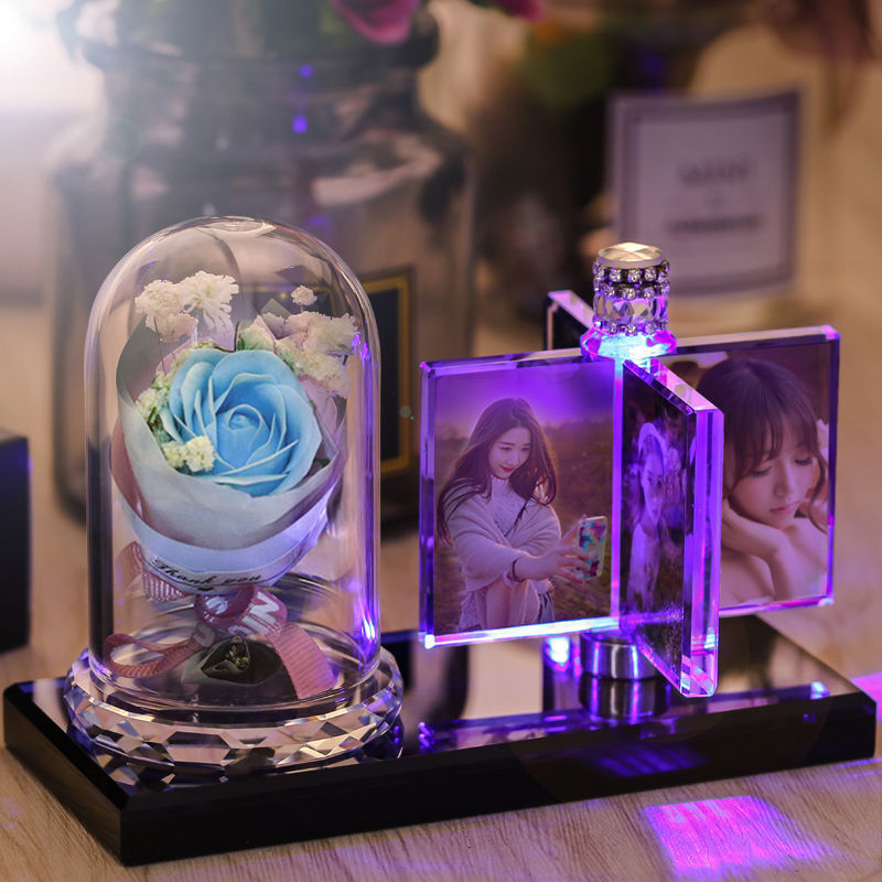 Personalized Crystal Photo Frame Custom Photo Album