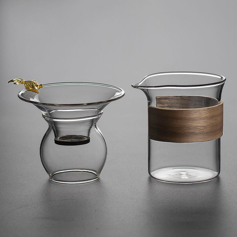 Glass Thick Heat-Resistant Fair Cup Tea Dispenser