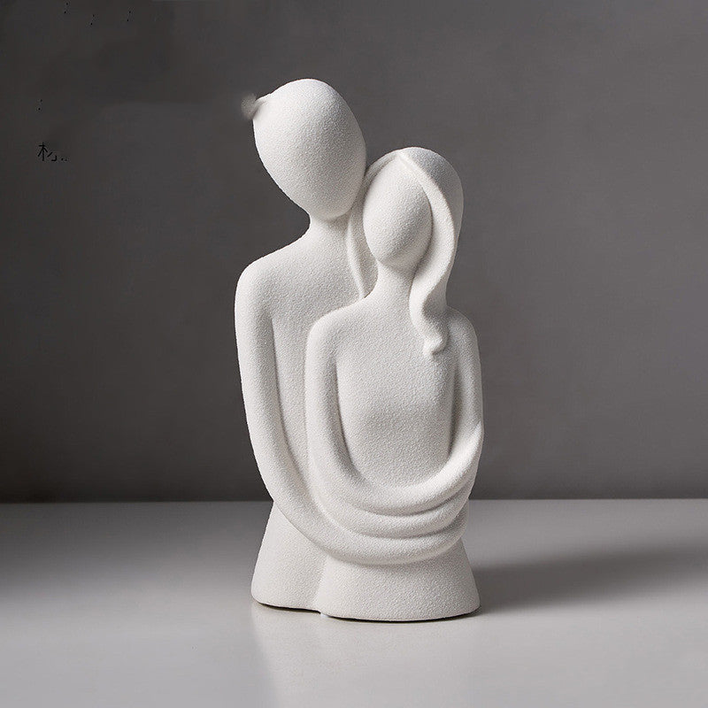 Living Room Decoration Nordic Home Decoration AbstractFigure Statue Modern Art Sculpture Aesthetic Room Decor Statue Of Love