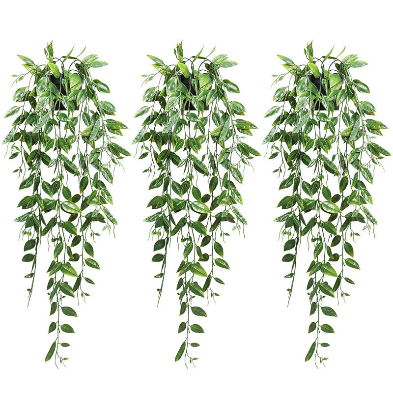 Simulation Of Snow Peas Hanging Potted Cross-Border Bookcase Simulation Potted Plant