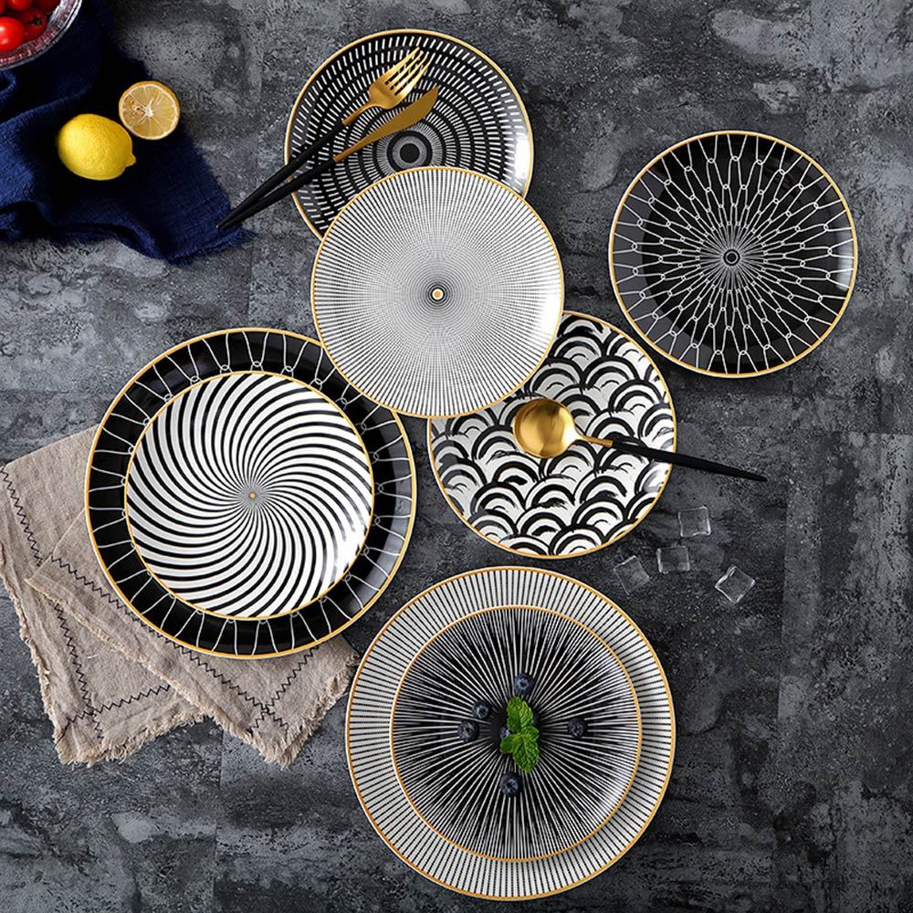 Western Dishes, Ceramic Dishes, Nordic Style Dishes Set