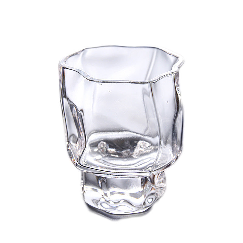 Japanese Style Handmade Crystal Glass Tea Cup