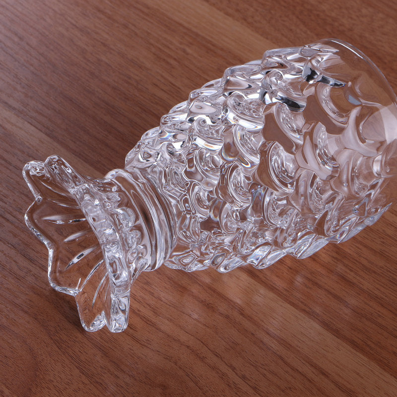 Glass mermaid cup transparent juice cup