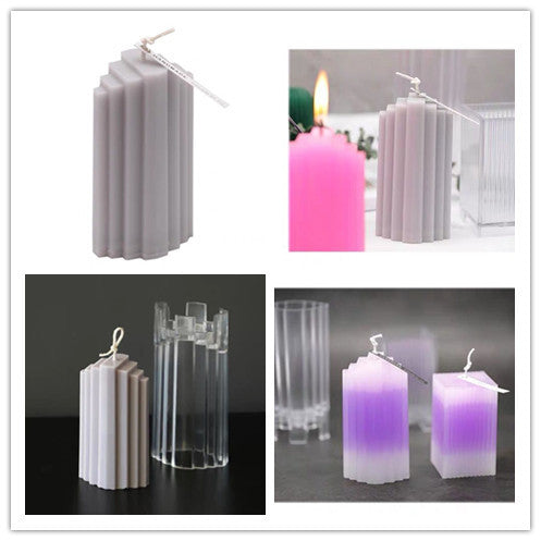 Building Blocks Trapezoidal Candle Mould