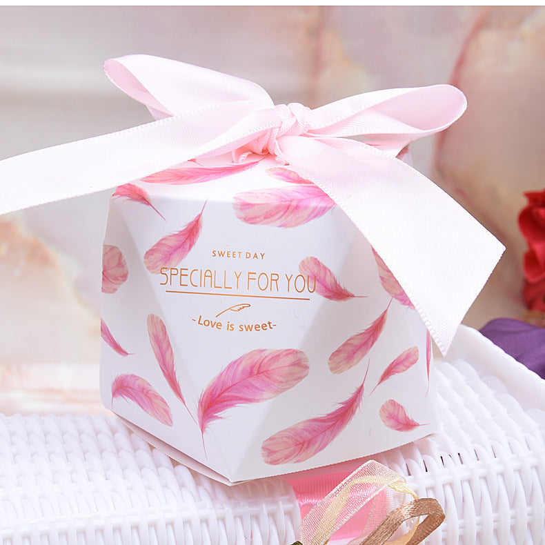 Diamond Wedding Candy Box Wedding Supplies Yixi Box Candy Bag Candy Box Paper Box