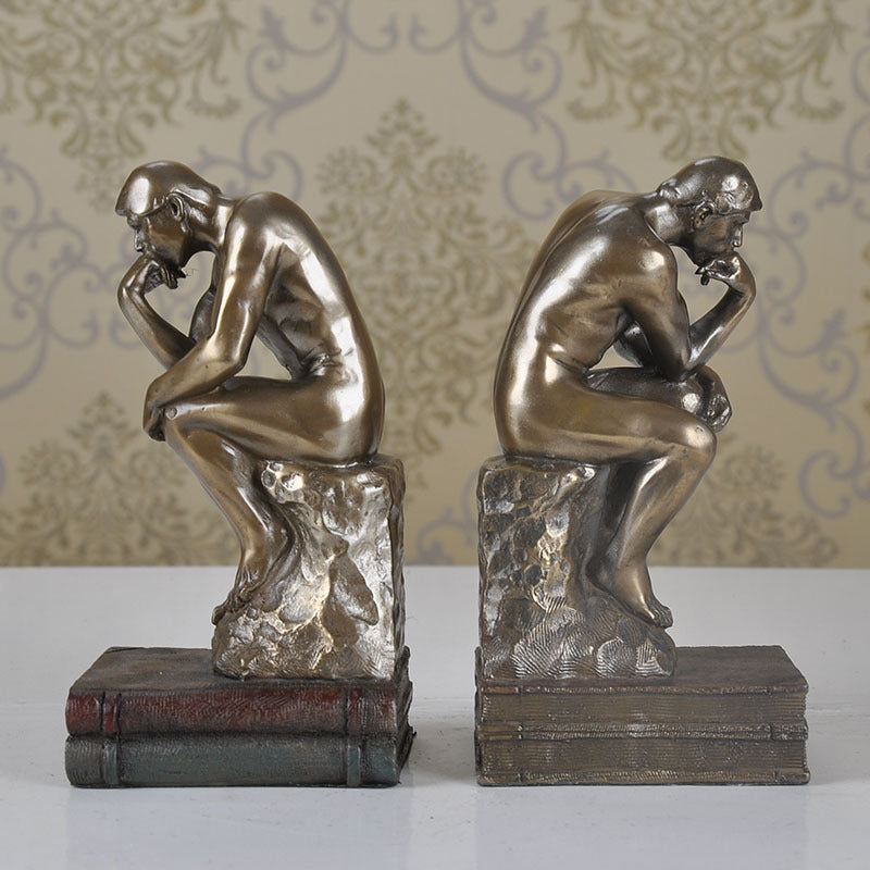 Thinker Ornaments Bookends High-end Creative Ornaments