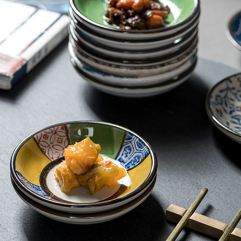 Japanese Ceramic Snack Appetizer Dim Sum Dipping Dish