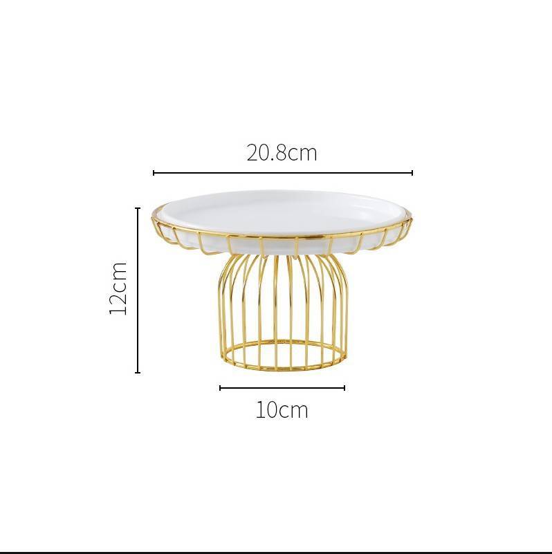 European style cake rack in wedding dessert table