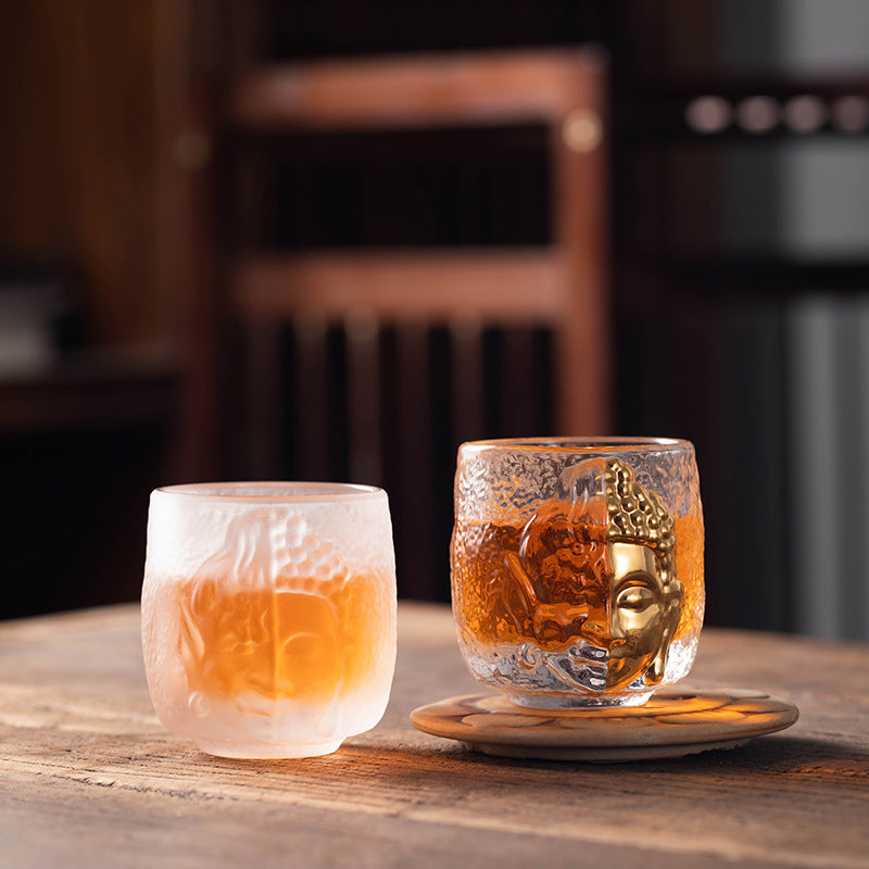Household Zen Glass Single Layer Kung Fu Tea Cup