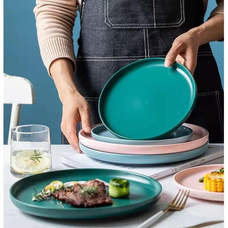 Dinner Plates Ceramic Steak Plate Dishes Western Food