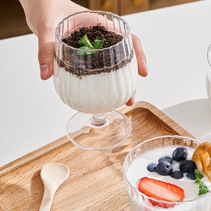 Dessert Goblet With Crystal Glass