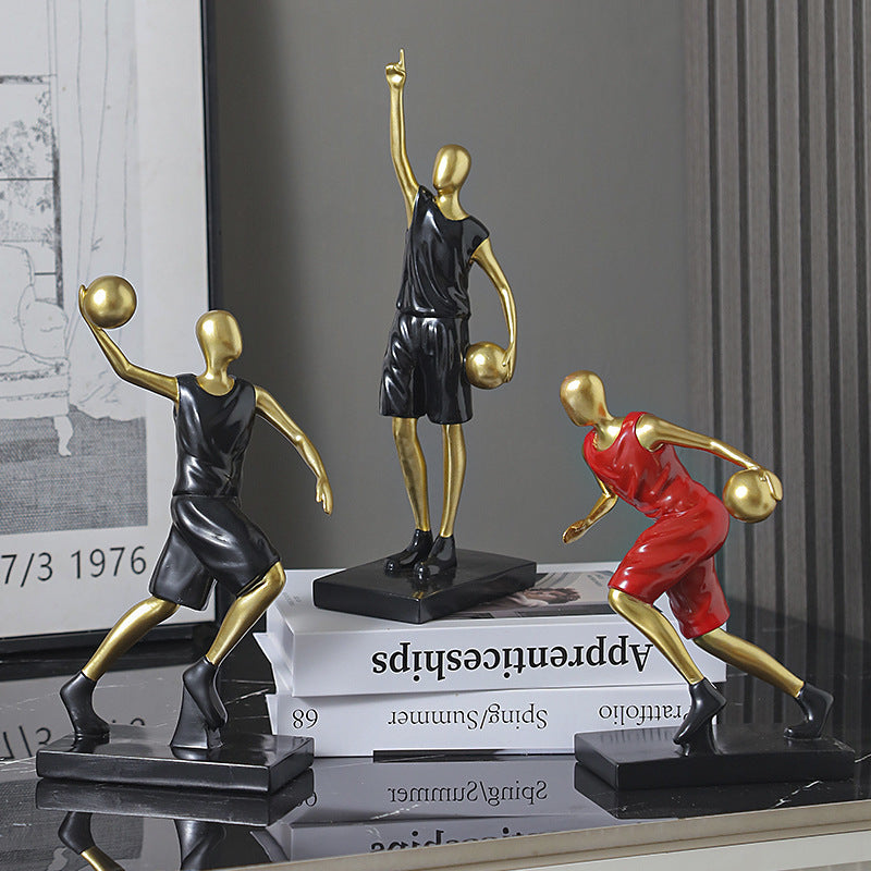 Minimalist Creative Basketball Light Luxury High-grade Ornaments