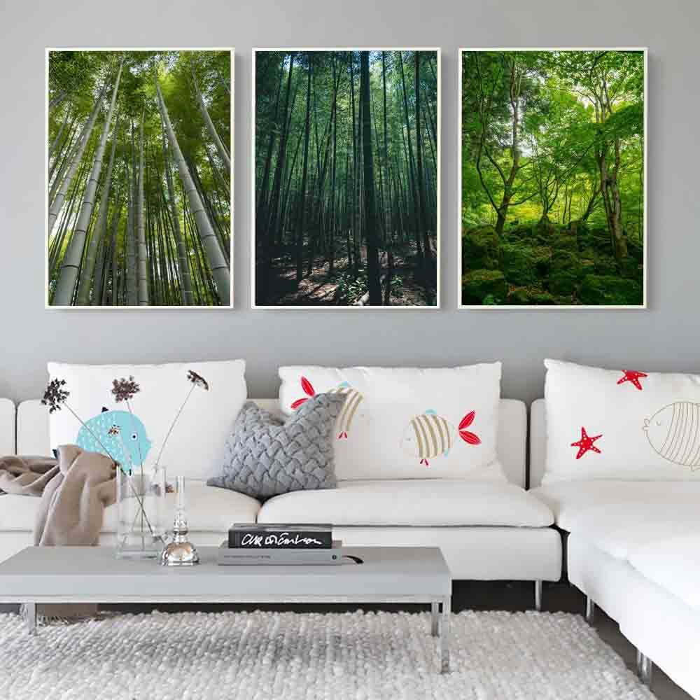 Modern Landscape Oil Painting Summer Forest Landscape Art Canvas Painting