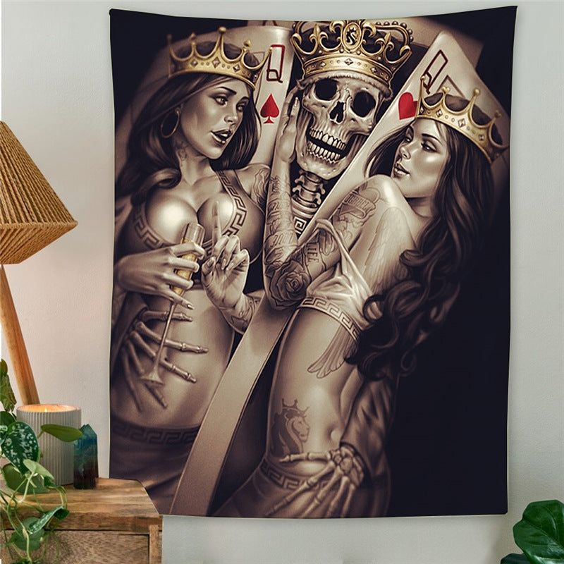 Room Decoration Cloth Gothic Kissing Tapestry