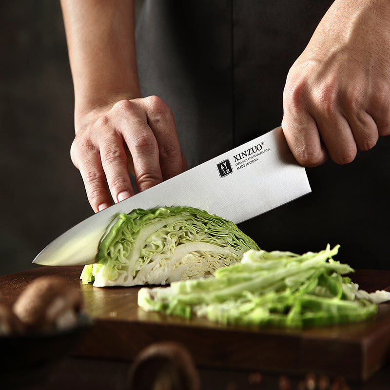 Stainless steel chef's knife