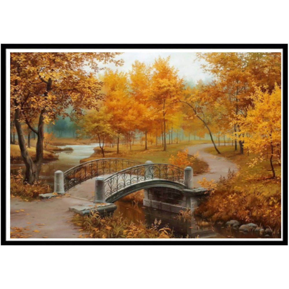 Autumn forest landscape decoration painting