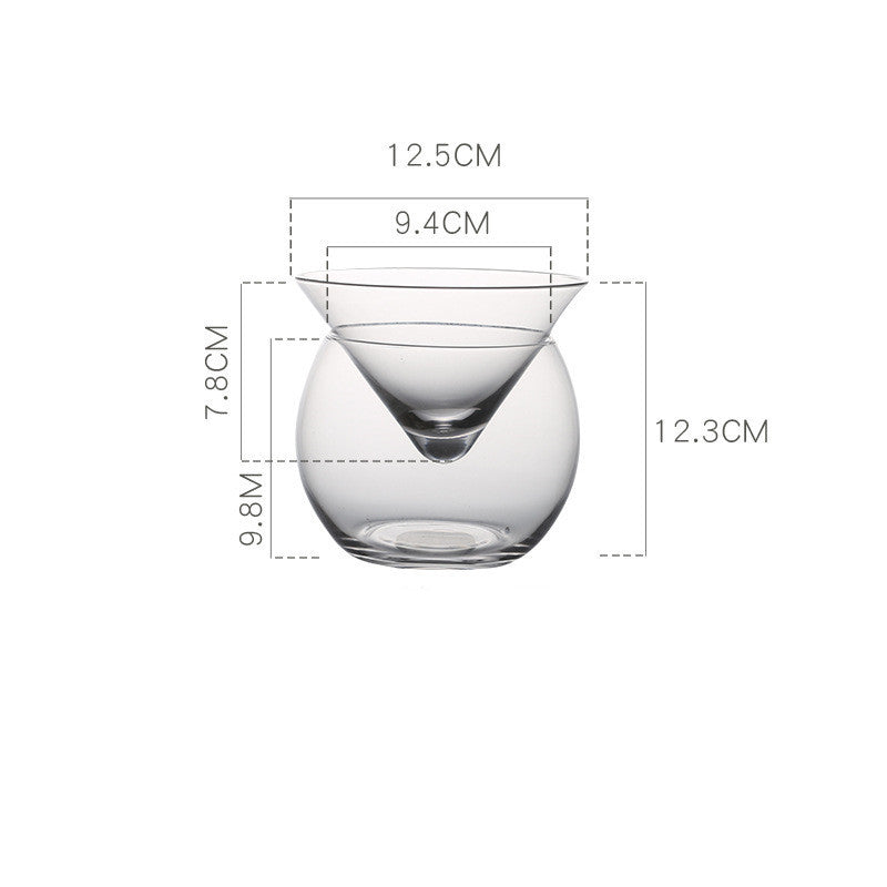 Home Creative Molecular Cocktail Double Glass