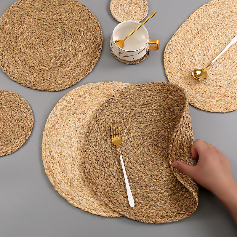 Handmade Round Insulation pads Table Mats Pads