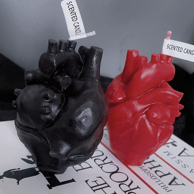 Creative Human Heart Shape Aromatherapy Candle Ornaments