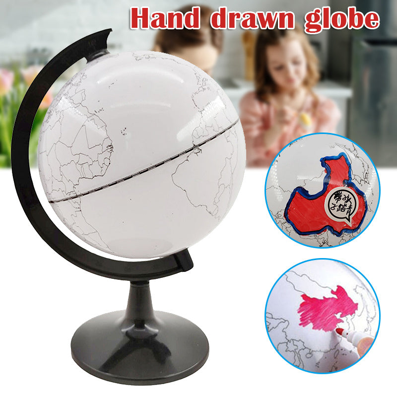 Hand Drawn Globe Hand Drawn World Map