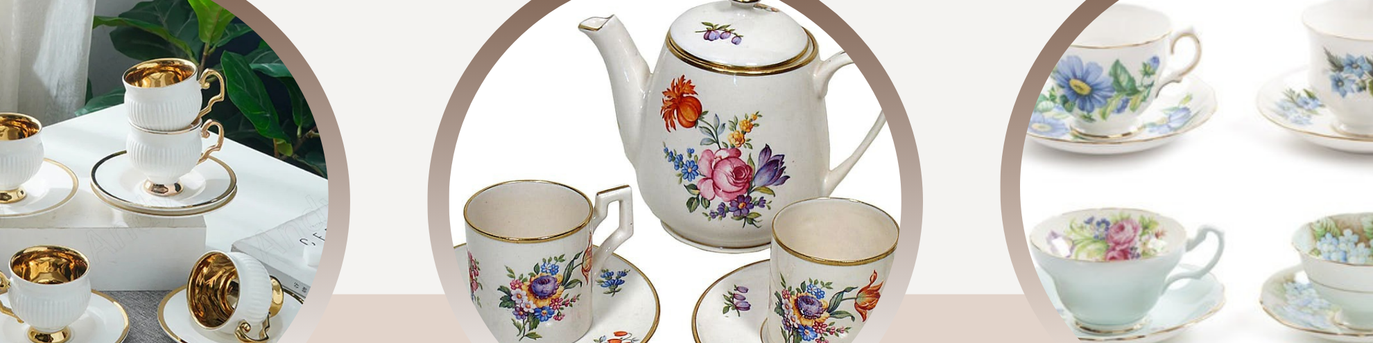 HY decoration Bone China Cup & saucer