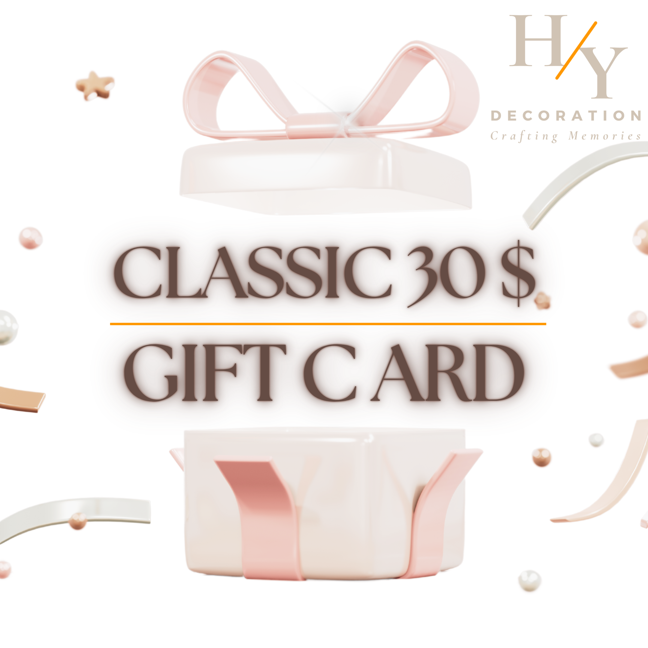 HY Decoration Classic Gift Card 30 $