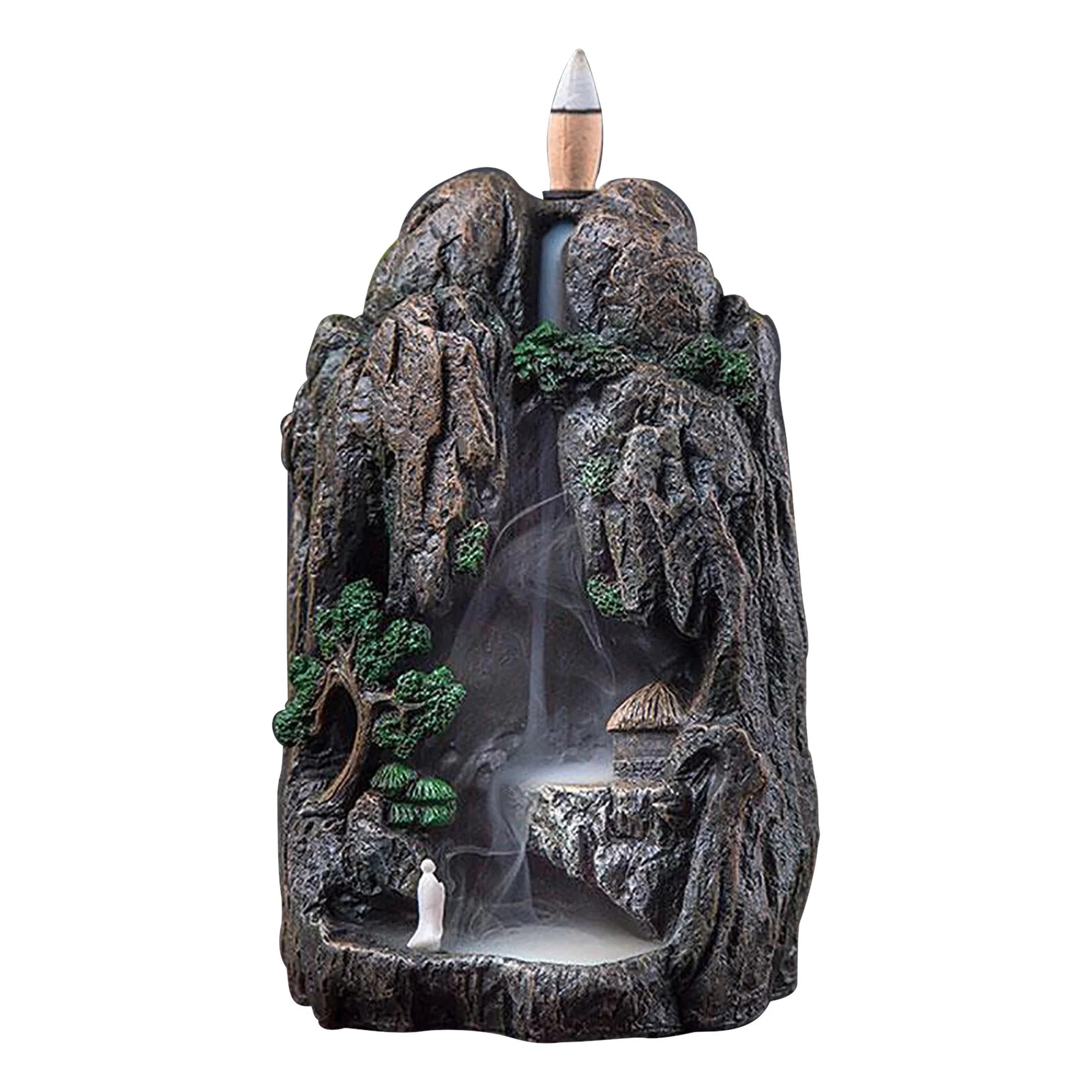 Backflow Ceramic Waterfall Incense Burner Smoke