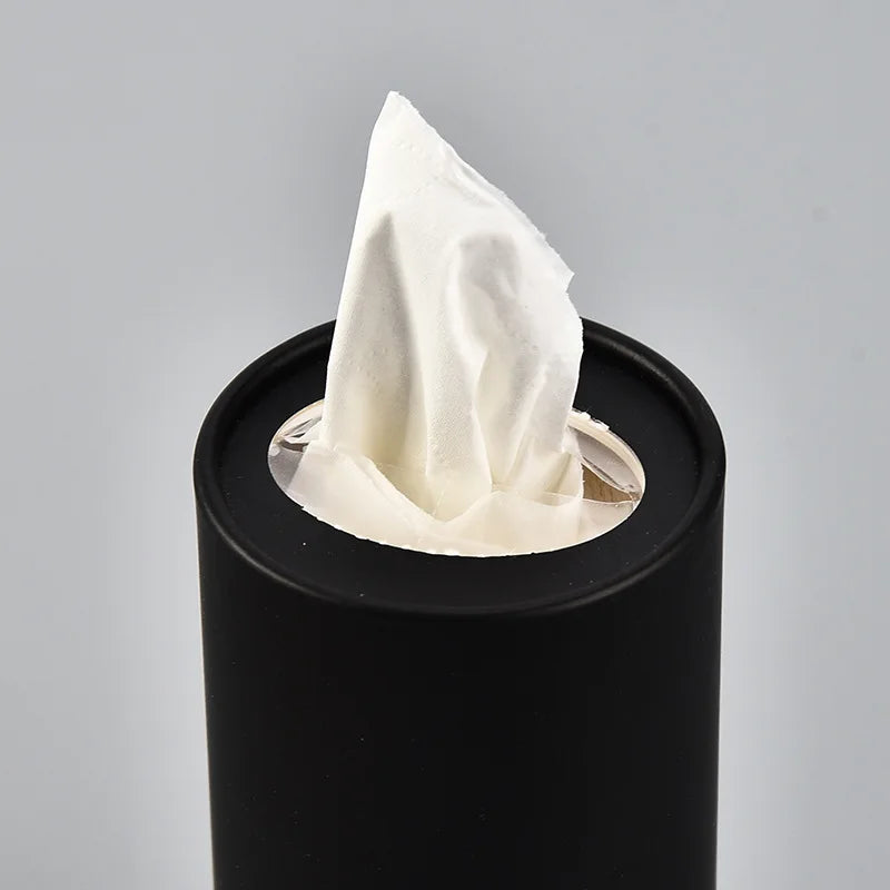 Cylinder Tissue Boxes Practical Household Accessories