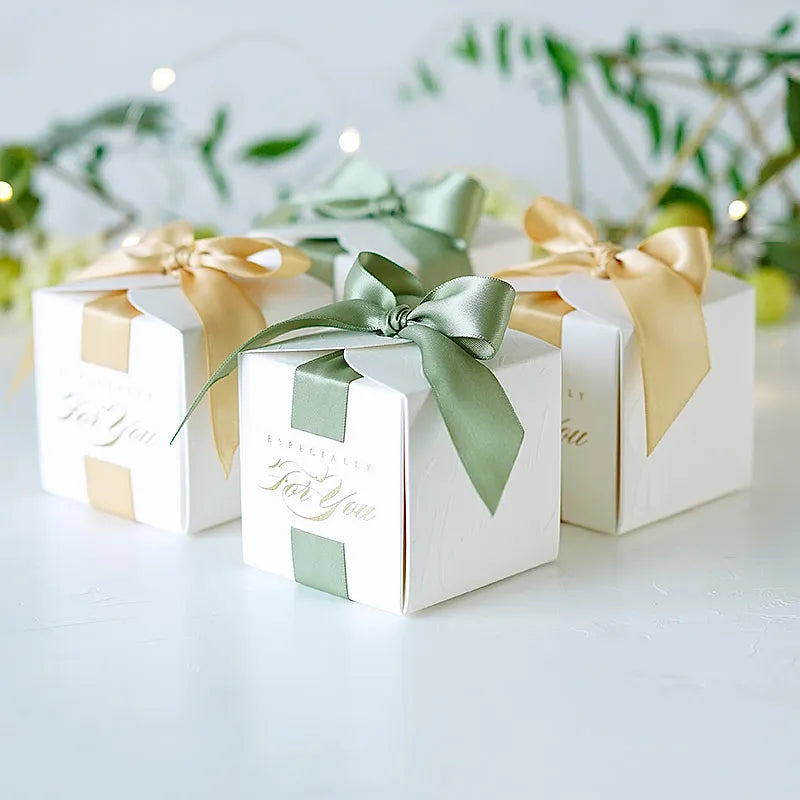 New Wedding Favors Gift Box Souvenirs Gift Box With Ribbon Ca