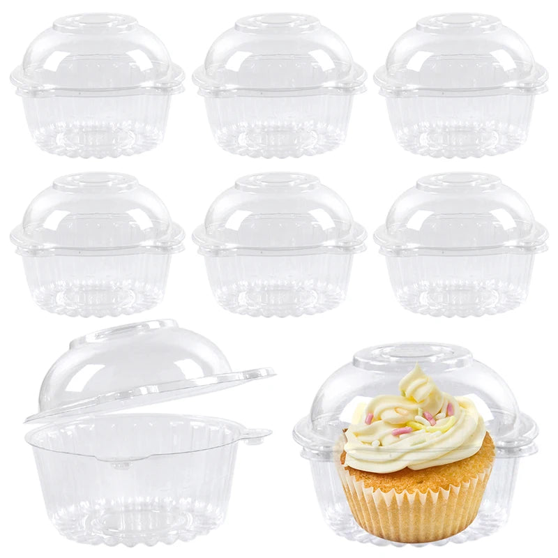 30/50Pcs Cake Packaging Box Cupcake Muffin Container