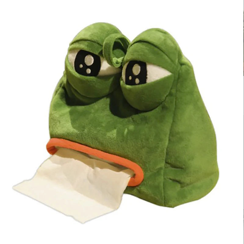 Sad Frog Creativity Tissue Case Personalized Decoration Living