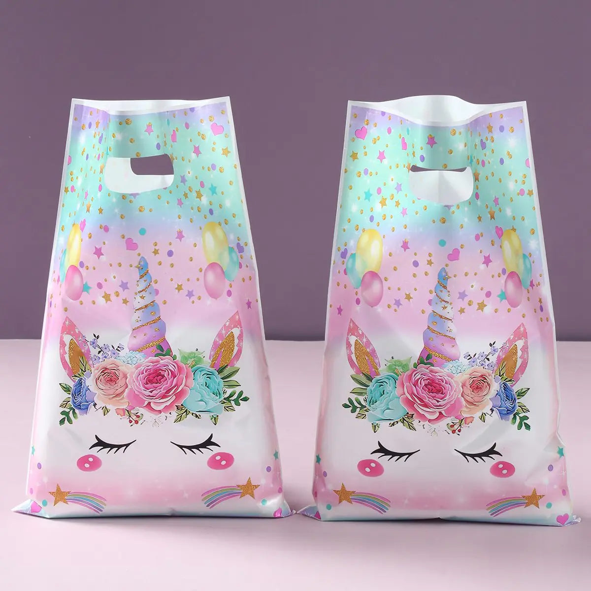 10pcs Handbag Candy Bags Unicorn Birthday Party Decoration