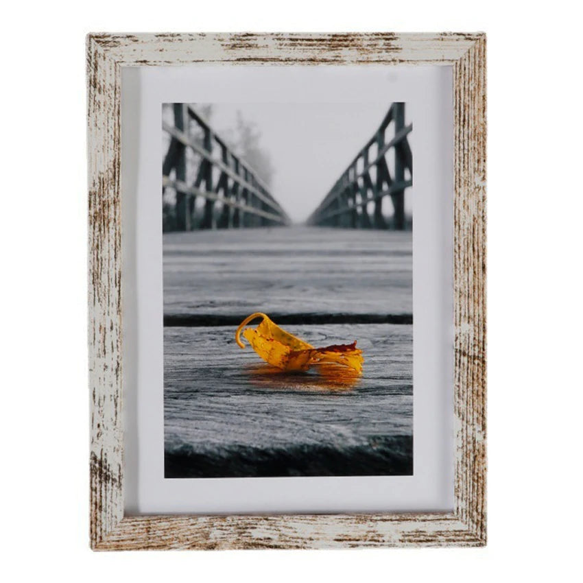 Wood Small Photo Frame For Wall Hanging With Plexiglass 9X13