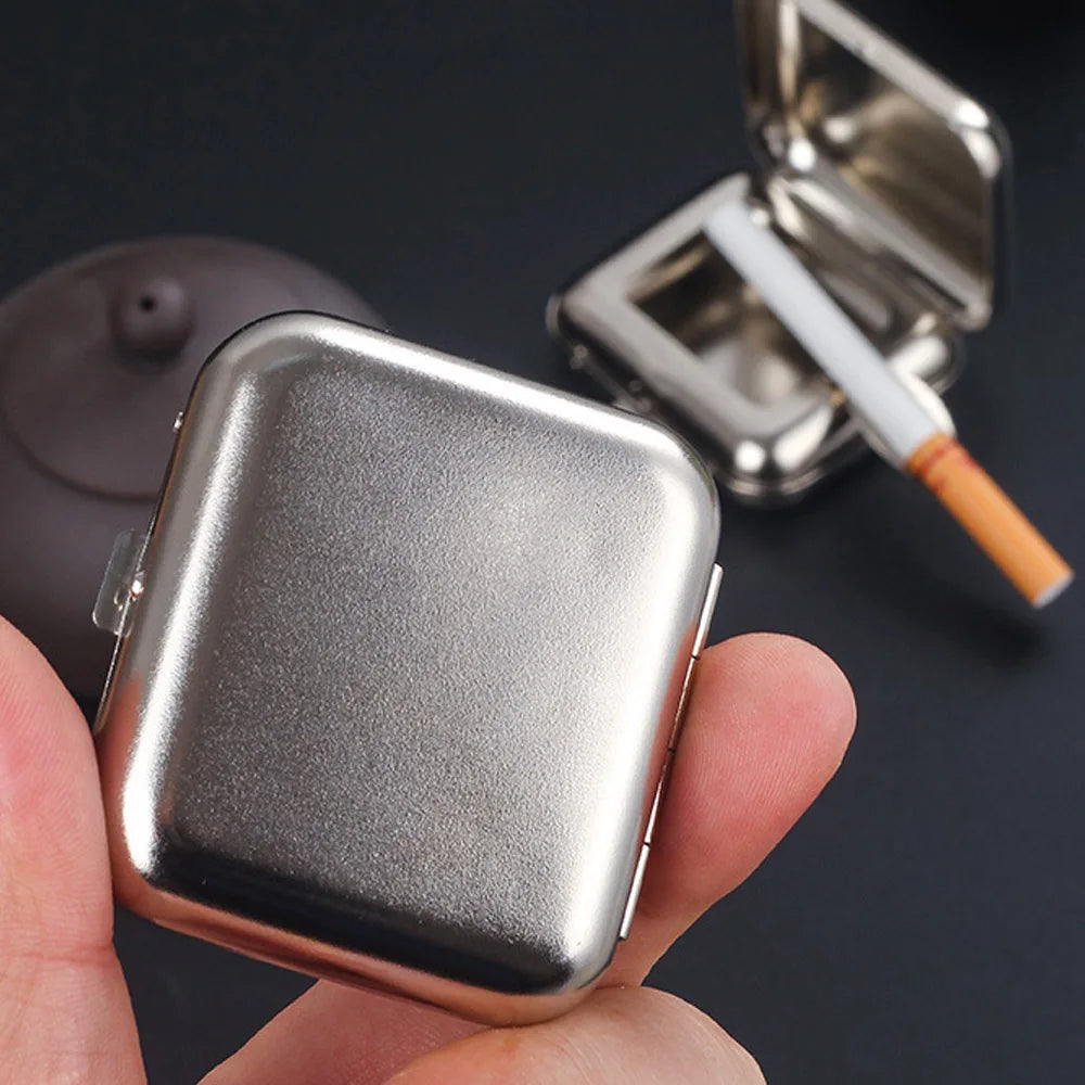 Outdoor EDC Mini Portable Ashtray Customized LOGO Stainless