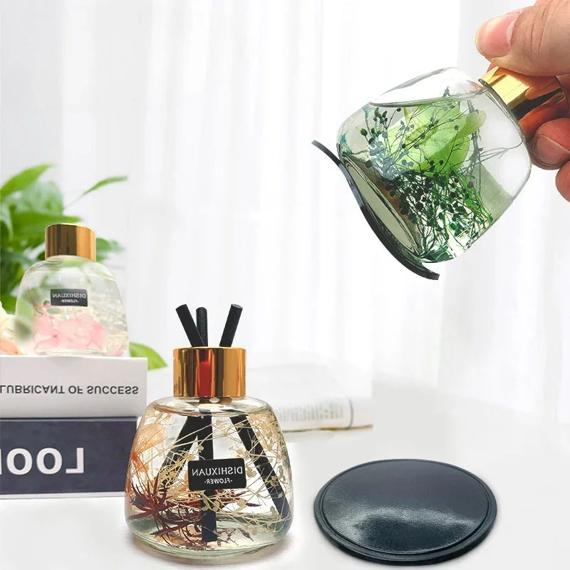 Car Aromatherapy Office Lasting Fragrance Perfume Home Hotel Premium Bathroom Toilet 100mL Liquid Air Freshener Rattan Diffuser