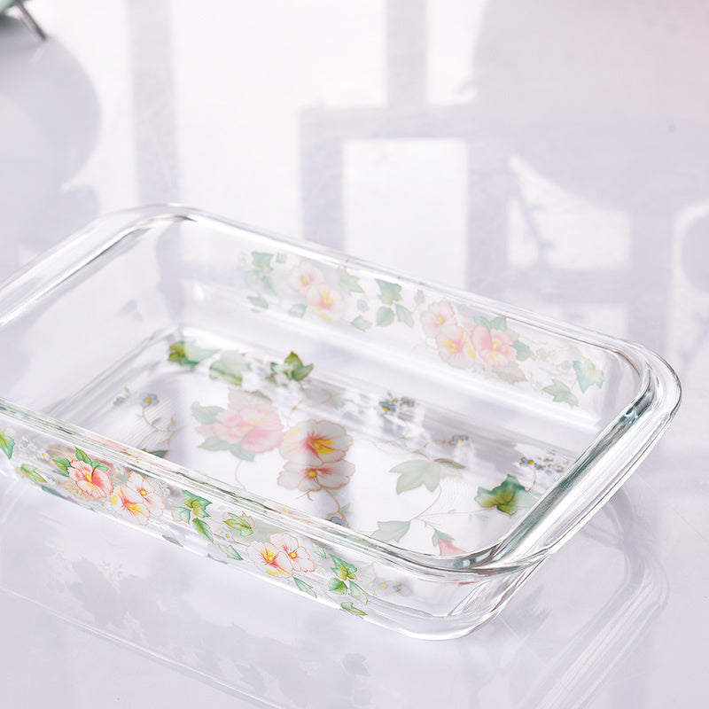 Korean Heat-resistant High Borosilicate Glass Plate Household Transparent Oven