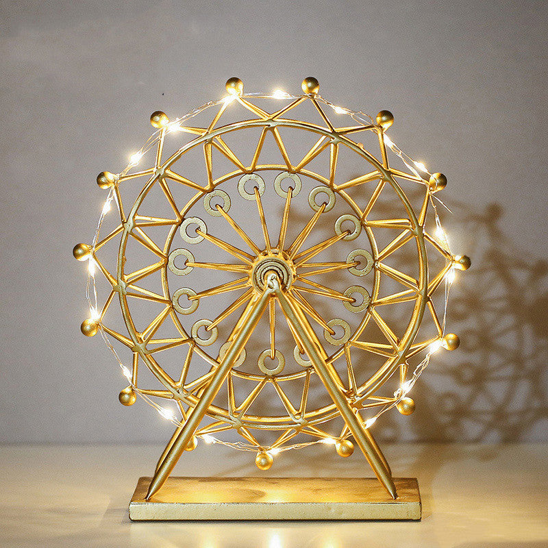 Creative Personality Light Luxury Rotating Ferris Wheel Ornament