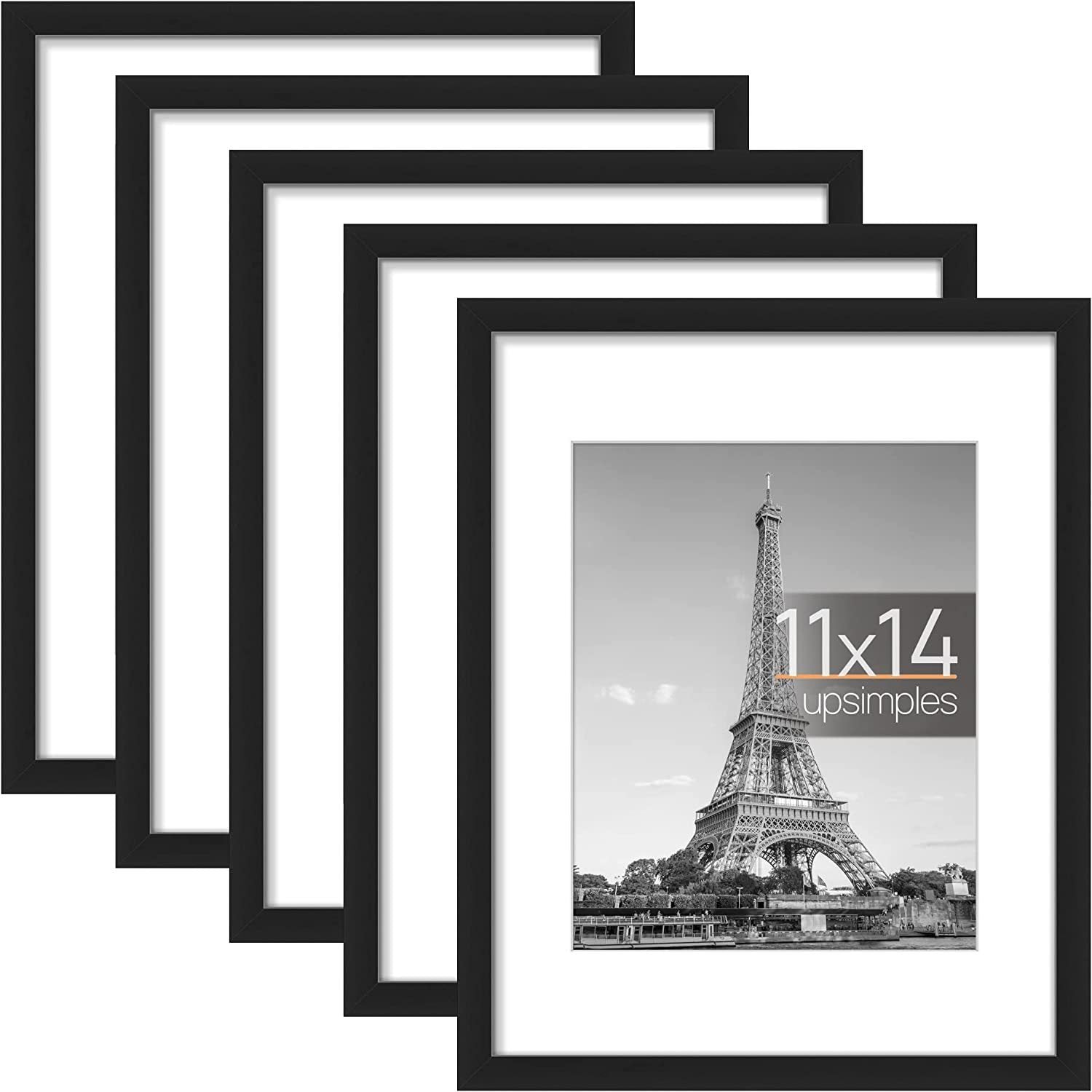 Simple Photo Frame Acrylic 10-piece Set 11148 Combination Black Photo Frame