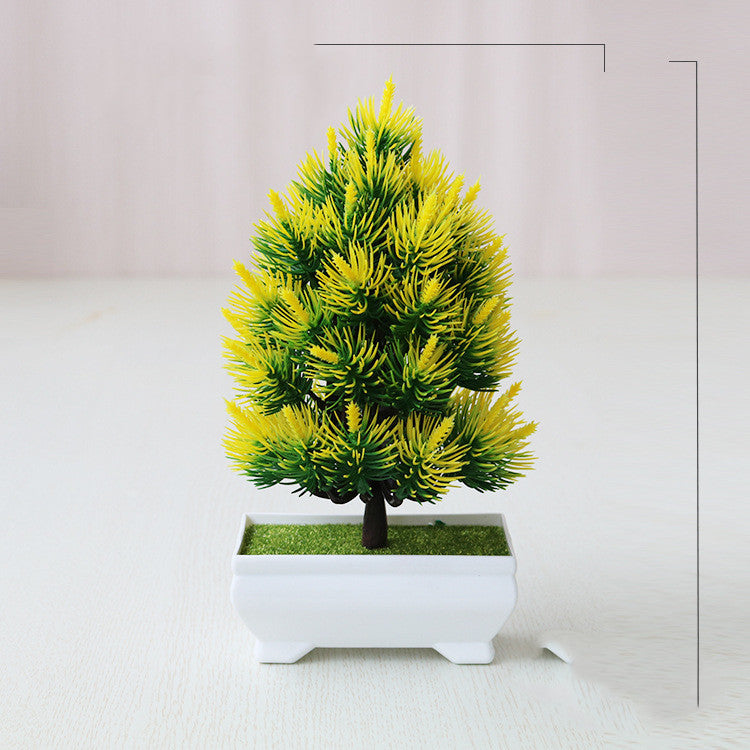 Simulation Plant Small Tree Home Accessories Plastic Flowerpot