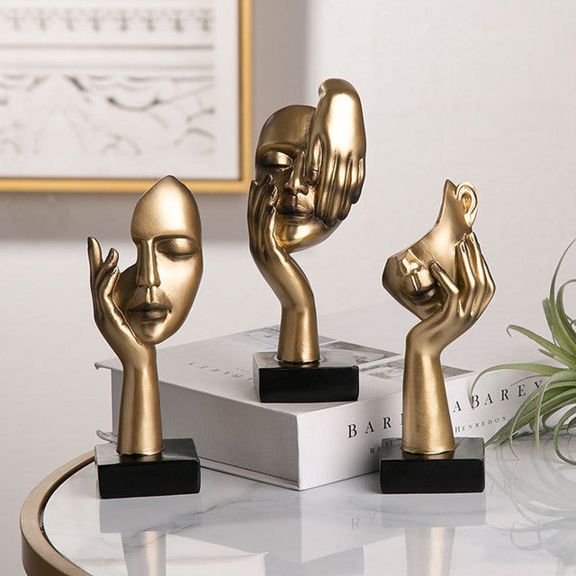 Simple Abstract Sculpture European Style Handicraft Ornaments