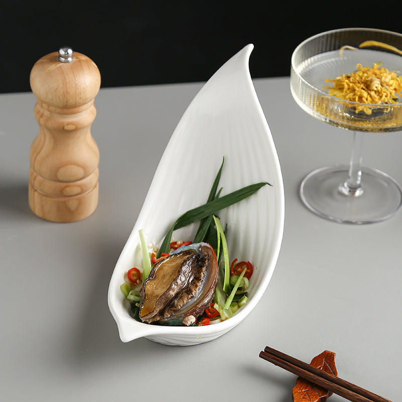 Creative Shaped Irregular Cold Dishes Plate Private Dining Special Tableware