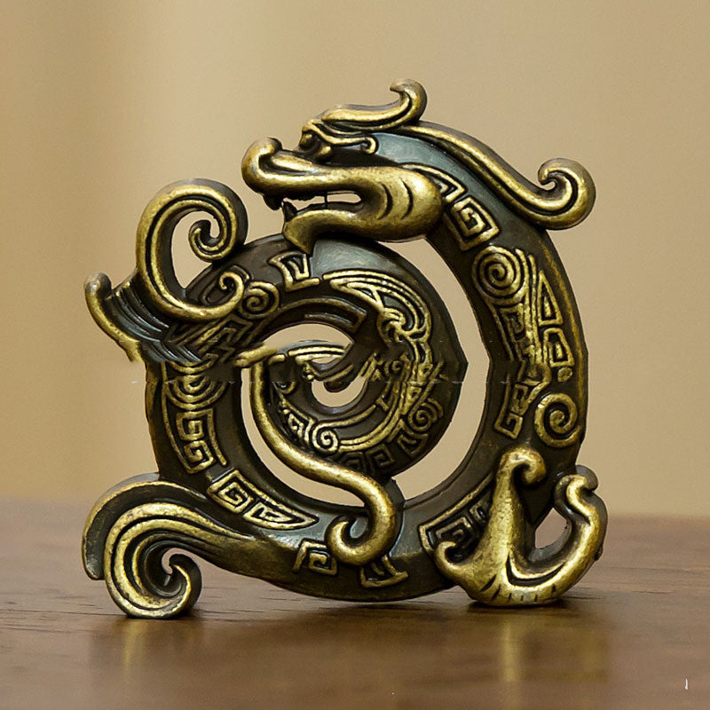 In Chinese Antique Style Panlong Incense Holder