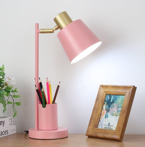 Learning Special Creative Pen Holder Eye Protection Small Table Lamp