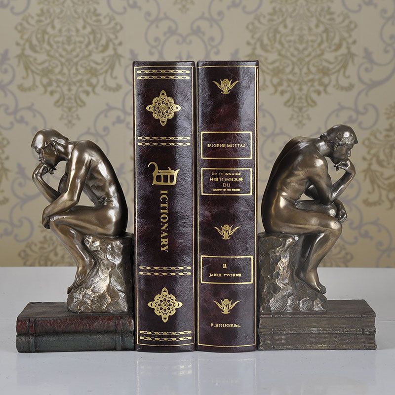 Thinker Ornaments Bookends High-end Creative Ornaments