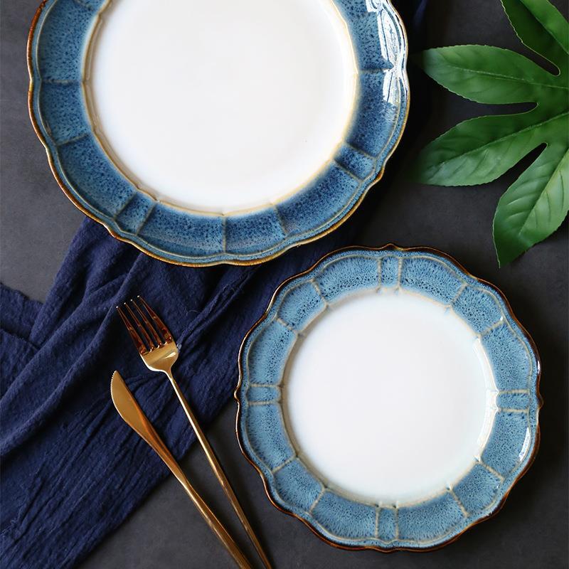 Western Dishes Creative Special-shaped Household Simple Ceramics